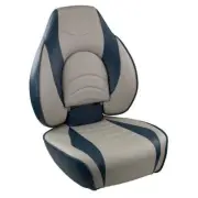 Springfield Deluxe Fish Pro High Back Seat Blue/Grey #1041631-1