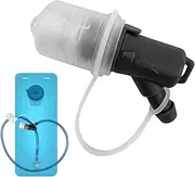 Drinking Bite Mouthpiece Valves Replacement - 135 Degree Rotary Silicone Hydration Bite Valves with Lid - Silicone Hydration Bite Valves for U