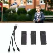 3PCS 3.7V 2600mAh RC Drone Lithium Battery With 3 In 1 Charging Cable Mini FD