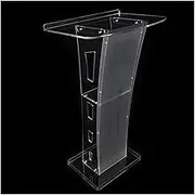Lectern Podium Stand, Lectern Podium Stand,Lectern Podium Stand,Clear Acrylic Podium Portable Transparent Wedding Office School Chapel Podium, Conference, Pulpit/Clear/60x4,