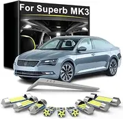 LED Interior Light Bulb Kit, For Skoda Superb 3 MK3 Sedan Combi 3V3 3V5 2015 2016 2017 2018 Car Indoor Trunk Lamp