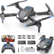 SOTAONE S350 Drone with Camera for Adults, Mini Drones Kids Black, Blue