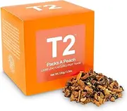 T2 Tea Fruit Tea, Packs a Peach Loose Leaf Fruit Tea in Box, 100 g, 1 x 100 g