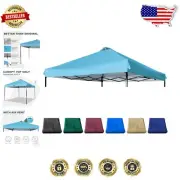 Elegant 12x12 Canopy Replacement Top with UV Protection and Air Vent - Turquoise