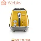 DeLonghi Icona Capitals 2 Slice Toaster Yellow