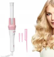Automatic Hair Curler, Curling Wand, Ceramic Ionic Professional Hair Curling Iron, Ceramic Curling Wand for All Hair PES of Women (Pink)