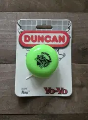 Vintage Factory Sealed Duncan Neo - Neon Green Yo-Yo 3436PK NOS New Sealed Box