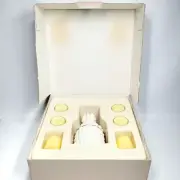 PartyLite Aloha Gift Set Pineapple w/ 4 Tea Lights & 2 Votives New Box Unused