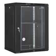 15U Wall Mount Network Server Rack Cabinet Enclosure 457.2 mm Door Lock