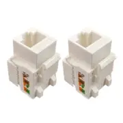 CAT6 Straight Through Network Module RJ45 Connector Information Socket