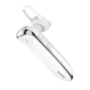 E49 Singe Business bluetooth Wireless Headset Car Phone Handsfree Music Calls Earphone with Mic WHITE COLOR