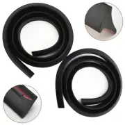 2X 1.5m Black Car Wheel Fender Extension Moulding Flares Trim Strip Edge Set UK