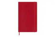2025-2026 18-Month Diary Moleskine Large Weekly Notebook Softcover Scarlet Red M-DSF218WN3Y26