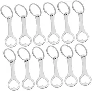 [NIYANGLE] 12Pcs Durable Zinc Alloy Shopping Trolley Token Keychain Lightweight and Portable Key Ring for Easy Access to Shopping Carts Family and Friends