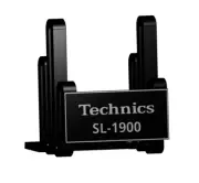 Technics SL-1900 Turntable Record Display Stand – Black Minimalist Version
