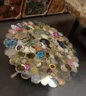 48" Inch Multi Agate Geode Stone Coffee & Side Sofa Table Top for Home Decors