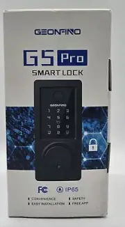 Smart Door Lock - Fingerprint Keyless Entry Door Lock with Bluetooth APP, G5 Pro