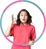 Weighted Hula Hoop for Adults Weight Loss, Adjustable Infinity Hoop with 24 Detachable Links, Exercise Hoop Suitable for Men and Women (Kids Hula Hoop)