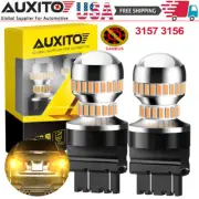 AUXITO Amber 3157 T25 LED DR Turn Signal Parking Light Blinker Corner Bulb 2-10x (for: Volkswagen)