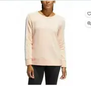 Adidas Women's Three Stripe Pullover Long Sleeve Shirts