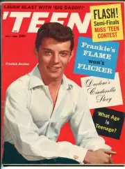 MAG: Teen 5/1960-Frankie Avalon-Shari Lewis-Darlene Gillespie-fashions-trends-VF
