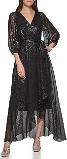 [DKNY] Women's Double Strap Cold Shoulder Gown