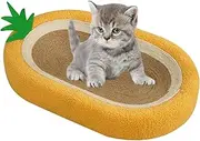 Scratching Bowl for Cats, Cat Scratch Pad Board Lounge Couch, Thickened Cat Scratching Board, Sturdy Cat Scratching Lounge Bed, Cushion Prevents Grinding of the Claw