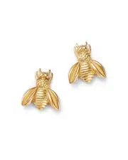 Bloomingdale's Fine Collection Bumble Bee Stud Earrings in 14K Yellow Gold