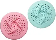 2 Pack Silicone Sink Plug Drain Cover for Kitchen Sink Bathroom Strainer Stop Hair Clogs Easy to Remove