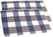 2 PCS Washable Incontinence Pads, Waterproof Sheets for Bed Wetting, Bed Wetting Mats, Soft & Durable Washable Bed Wetting Sheet for Adults or Children with Incontinence