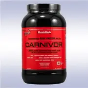 MUSCLEMEDS CARNIVOR (2 LB) beef protein isolate powder bcaa shots shred mass