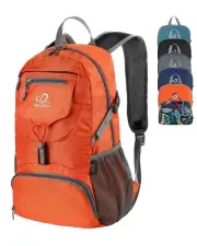 Small Lightweight Packable Backpack: 20l Ultra Light Foldable Travel Hiking C...