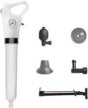 Toilet Plunger, Air Plunger for Toilet Pressure Pump Cleaner with Visual Barometer, High Pressure Plunger Opener Cleaner Pump for Bath Toilets, Bathroom, Shower, Sink, Bathtub, Kitchen Clogged Pipe