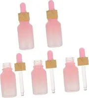 Healvian Set of 5 Perfume Oil Bottles Travel Size Refillable Containers for Skincare Makeup