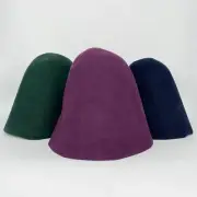 Job lot of 3 x 100% Wool Felt Hoods Hat Body for Millinery & Hat Making