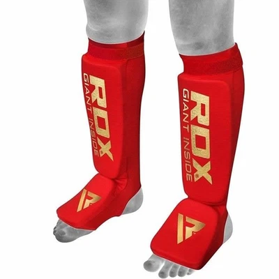 RDX SI Shin Guards MMA Instep Foam Pads Support Boxing Leg Guard Muay Thai Foot