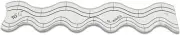 Quilting Ruler and Template Wave Quilter's Ruler for Domestic Sewing Machine