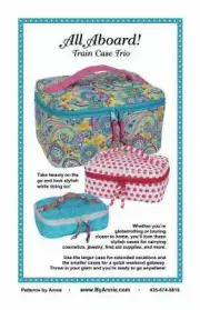 All Aboard Train Case Trio By Annie