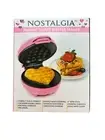 Nostalgia My Mini Heart Waffle Maker, Pink Compact 5" Non-stick Cooking Surface