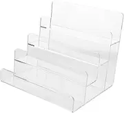 Kisangel Acrylic Wallet Display Stand Stylish Purse Showcase Acrylic Sunglasses Holder Compact Tabletop Rack Attractive Display