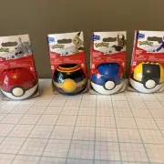Pokemon Mega Construx Series Greavard, Monika, Phantlp, & Sableye Pokemon Balls