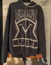 ONE OF A KIND!!! Threadless Hoodie "My Other Ride Is a Light Cycle" Prototype