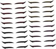 20Pairs Eyeliner Stickers Charming Eyelid Stickers for Effortless Eye Makeup Fashion Eyeliner Decals Mixed Colors No Smudge Natural Look