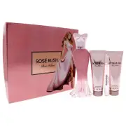 Paris Hilton Rose Rush by Paris Hilton for Women - 4 Pc Gift Set 3.4oz EDP Sp...