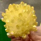 1.39LB New Find yellow PhantomQuartz Crystal Cluster MineralSpecimen