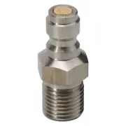 8MM Male Quick Disconnect Plug Adapter for Paintball and SCBA Tank Filling