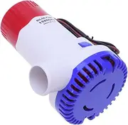 KOMBIUDA 1500gph Dc12v Bilge Pump Pump Grille Bar Filter Mini for Boat Garden Motor Home Insulated Safe