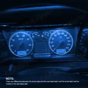 Dash Instrument Cluster Gauge AQUA BLUE LIGHTS 5pc Fits 1990-1993 Acura Integra