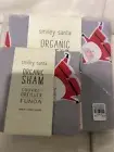 West Elm & Pottery Barn Kids Smiley Santa Organic Twin Duvet & Sham Christmas