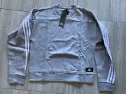 NEW LADIES ADIDAS CROPPED JUMPER SIZE M